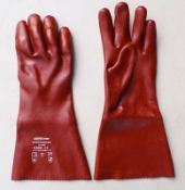 36 Pairs of North Strongoflex Heavy Duty PVC Chem Resist Gloves - New - Ref: 630/XXL CL185 -