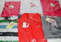12 x Branded Running Tops - Mostly Ladies - Various Sizes - New / Unused Sealed Stock With Tags -