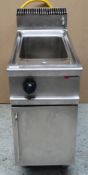 1 x Single Tank Freestanding Pasta Boiler - Mains Feed Water Tap and Gas Powered - Stainless Steel