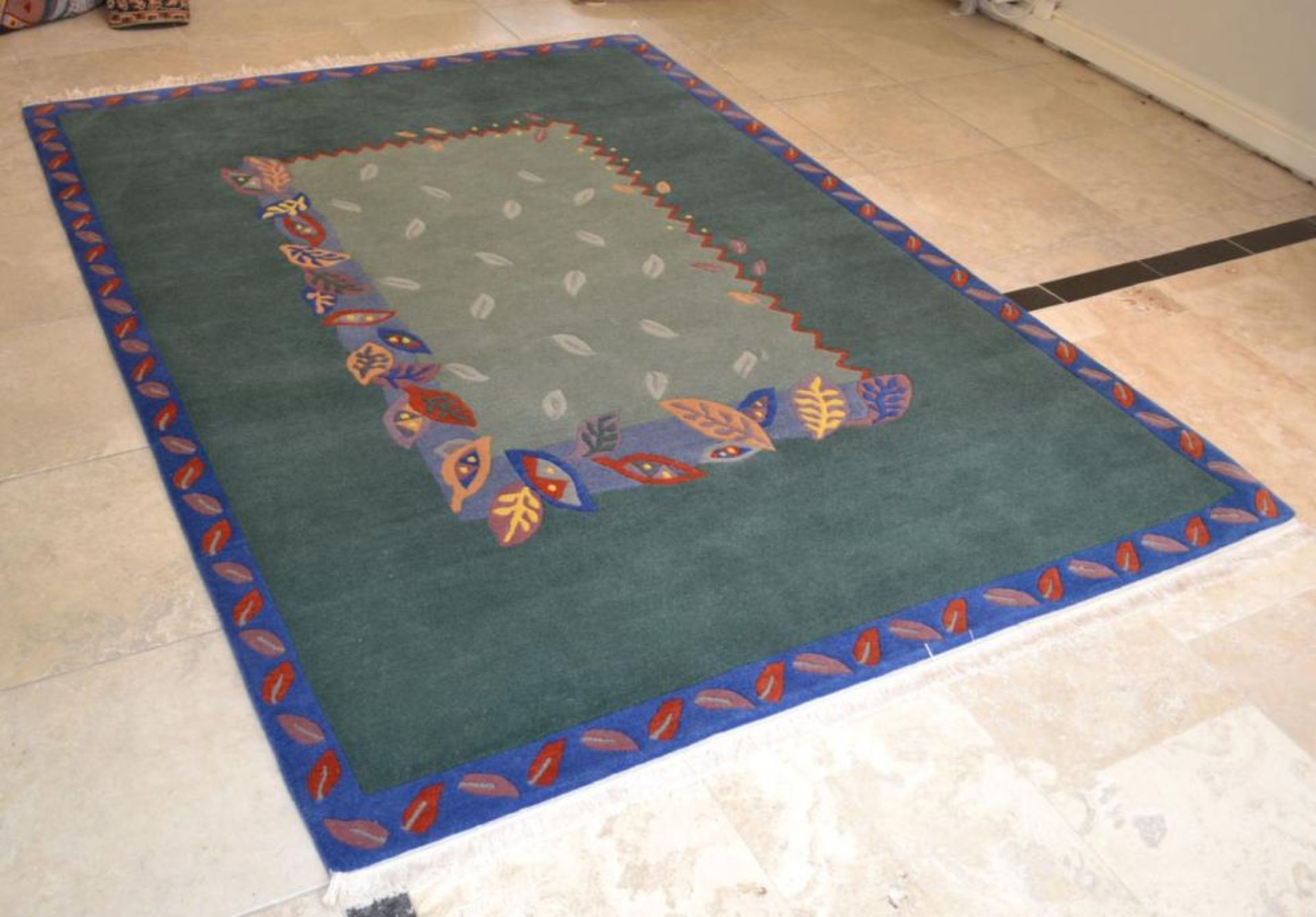 1 x Nepalese Handknotted 100% Wool Rug - Dimensions: 247x174cm - Unused - NO VAT ON THE HAMMER - Re - Image 6 of 14