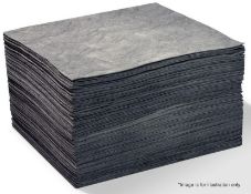 200 x Fosse Liquitrol Universal "Lightweight" Spill Mat Pads - Supplied In 1 x Box - Size: 50 x 40cm