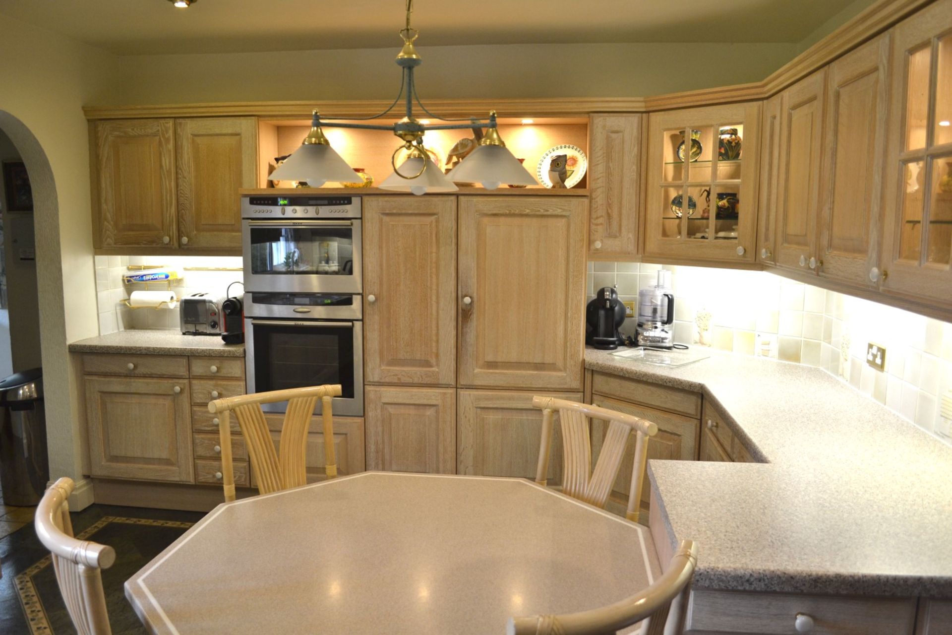 1 x SieMatic Bespoke Solid Wood Limed Oak Fitted Kitchen With Miele, Neff And Gaggenau Appliances - Image 77 of 95