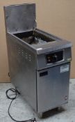 1 x Falcon Natural Gas Fryer with Electric Filtration - Model G401F - Stainless Steel Finish -