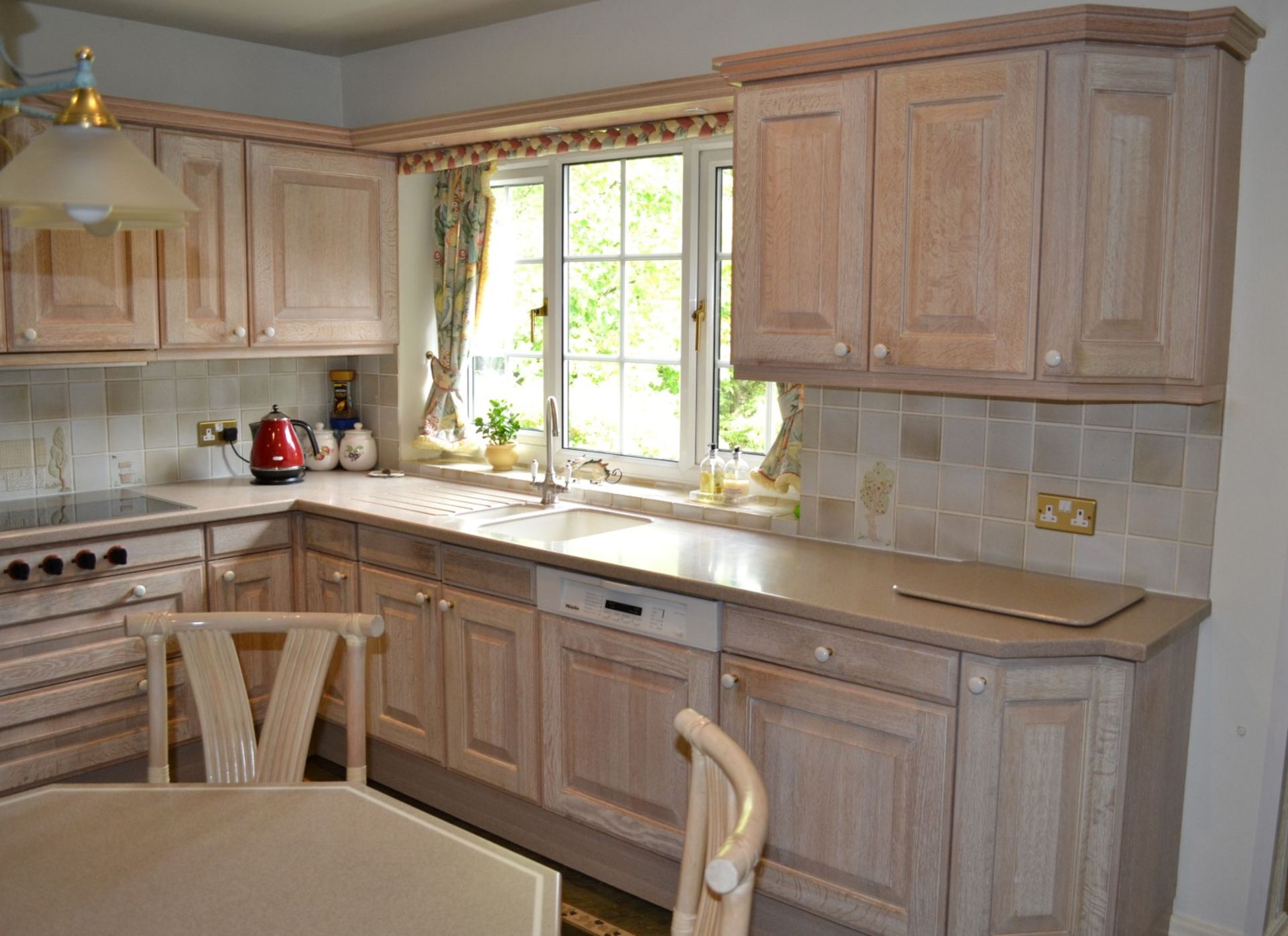 1 x SieMatic Bespoke Solid Wood Limed Oak Fitted Kitchen With Miele, Neff And Gaggenau Appliances - Image 3 of 95