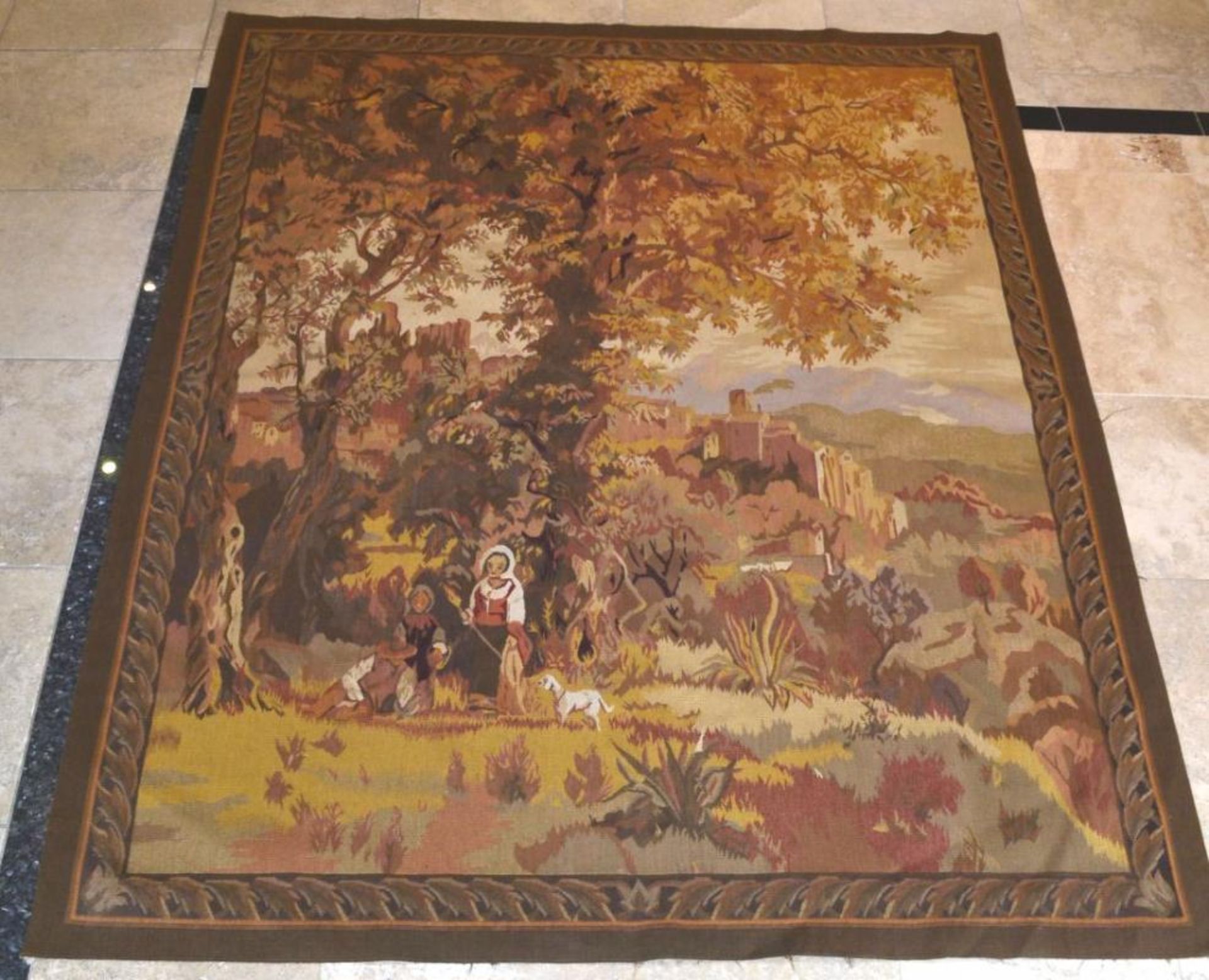 1 x Fine Handmade Chinese Tapestry - Dimensions: 214x171cm - Unused - NO VAT ON THE HAMMER - Ref: DS - Image 14 of 20