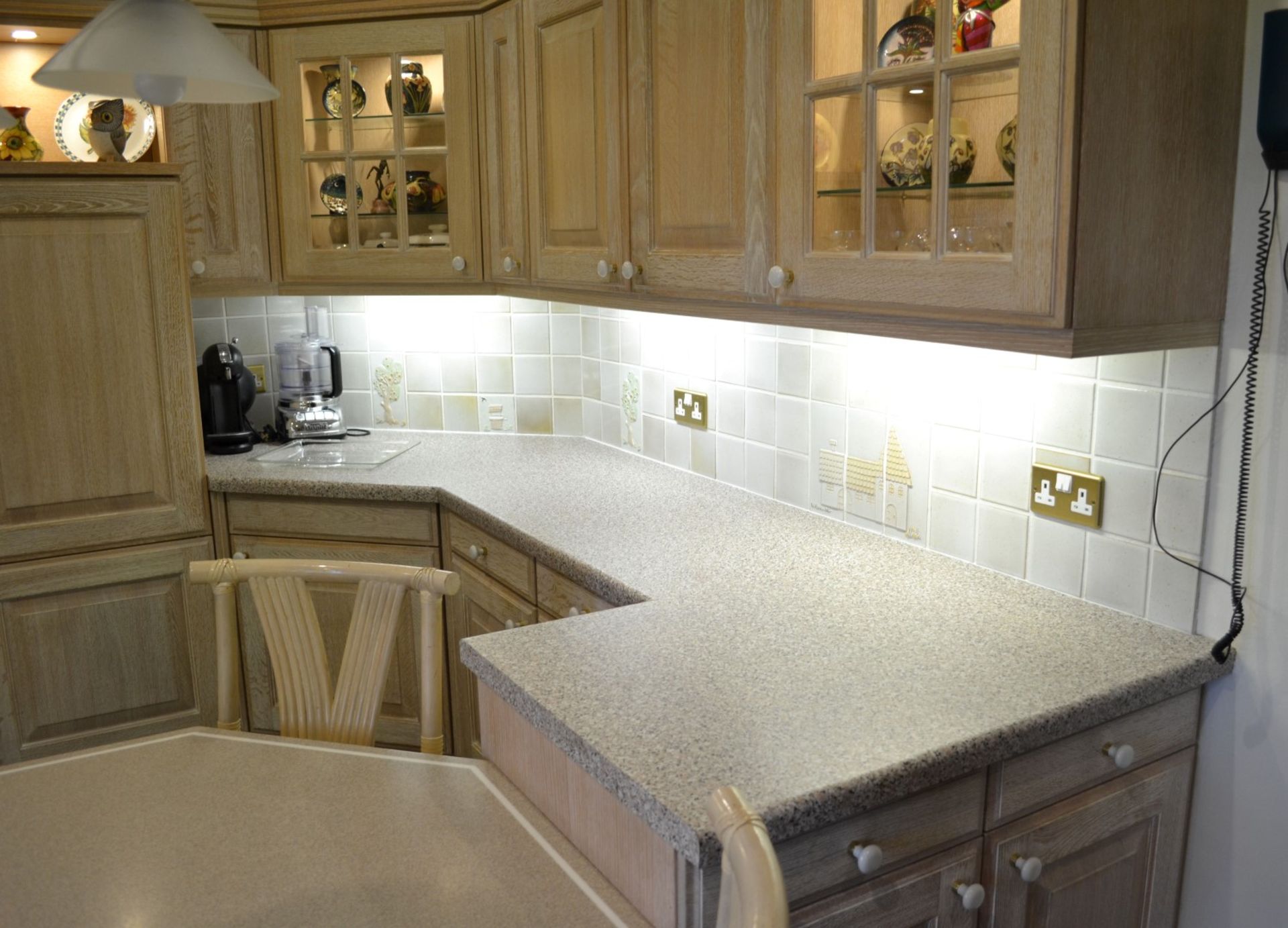 1 x SieMatic Bespoke Solid Wood Limed Oak Fitted Kitchen With Miele, Neff And Gaggenau Appliances - Image 69 of 95