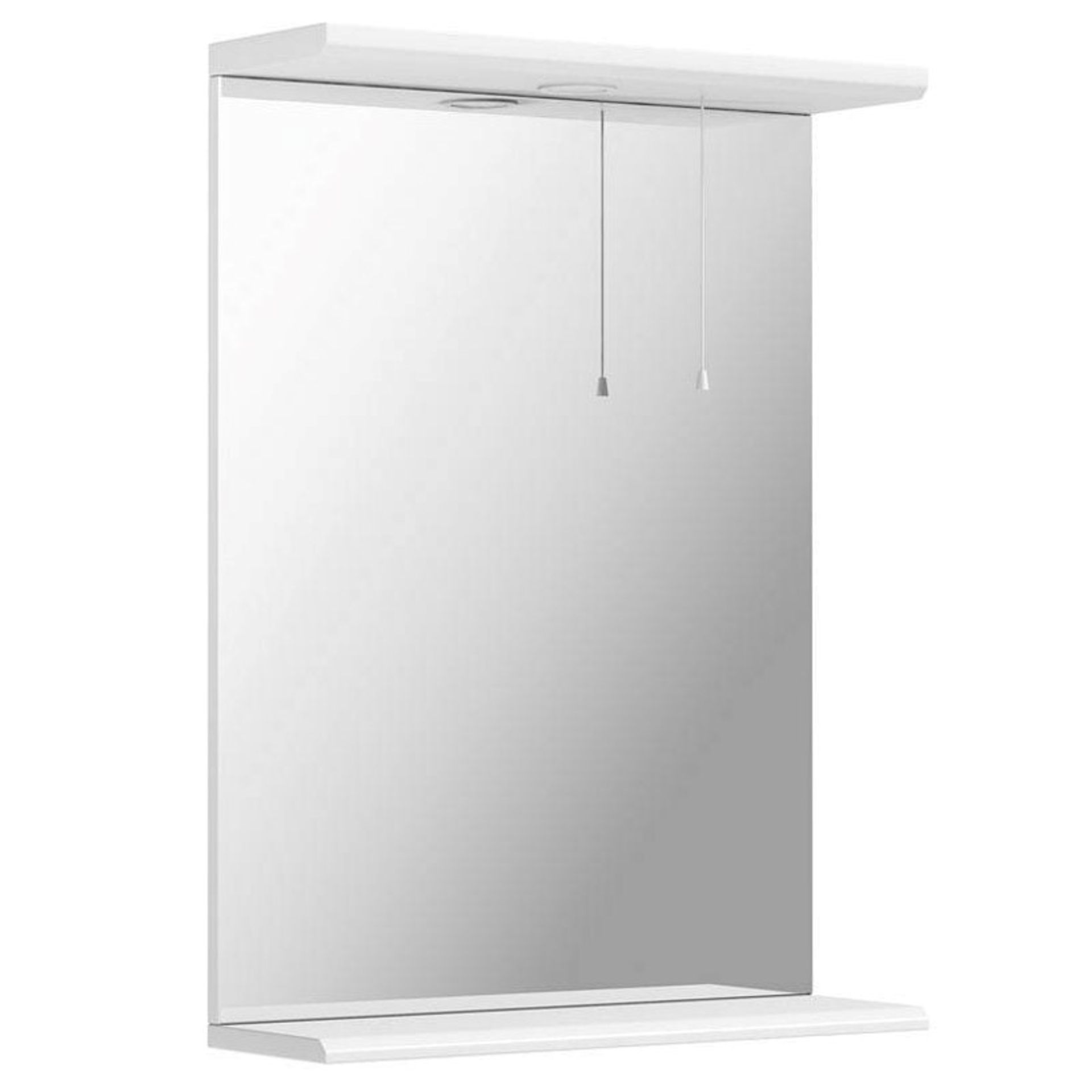 1 x Sienna White 550 Bathroom Mirror With Lights - Ref: DY157/LMW5501 - CL190 - Unused Stock - Locat - Image 4 of 8