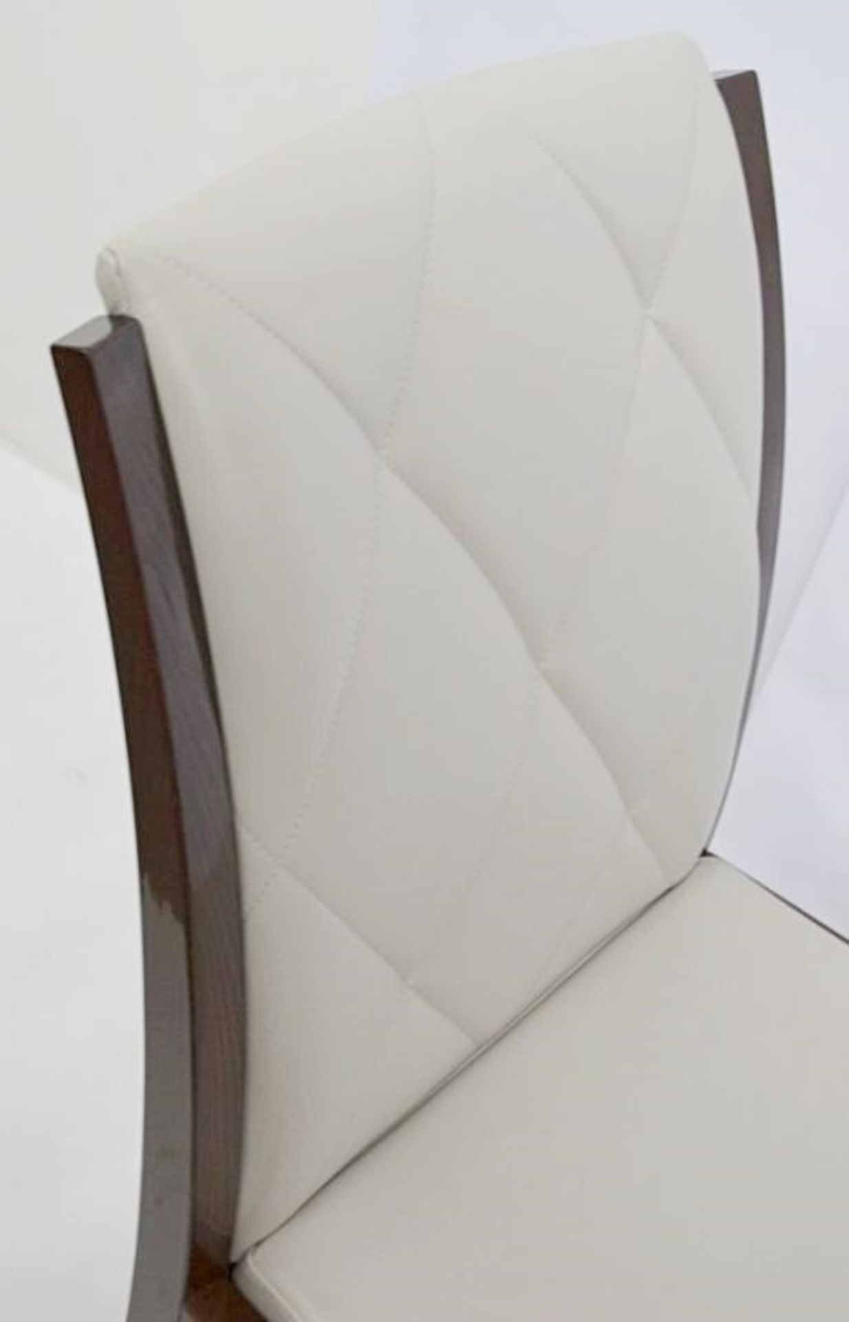 6 x KESTERPORT Dress Code Leather Side Chairs - W53cm x D59cm x H93cm, Seat Height: 50cm - Ref: - Image 7 of 9