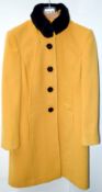 1 x Steilmann Womens Premium 'Virgin Wool' Winter Coat In Marmalade Orange - UK Size 12 - Features A
