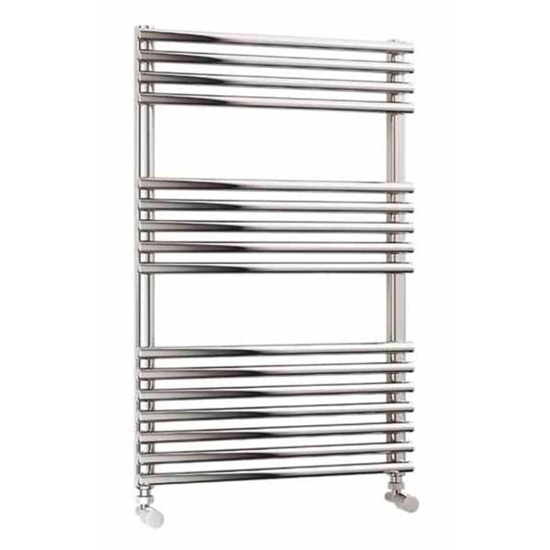 4 x Quinn Topaz Bathroom Ladder Towel Rails - Modern Tube Design With Chrome Finish - Size Height