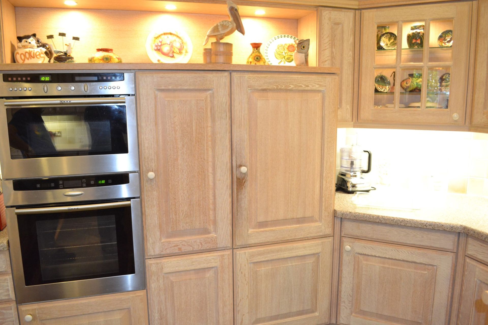 1 x SieMatic Bespoke Solid Wood Limed Oak Fitted Kitchen With Miele, Neff And Gaggenau Appliances - Image 84 of 95