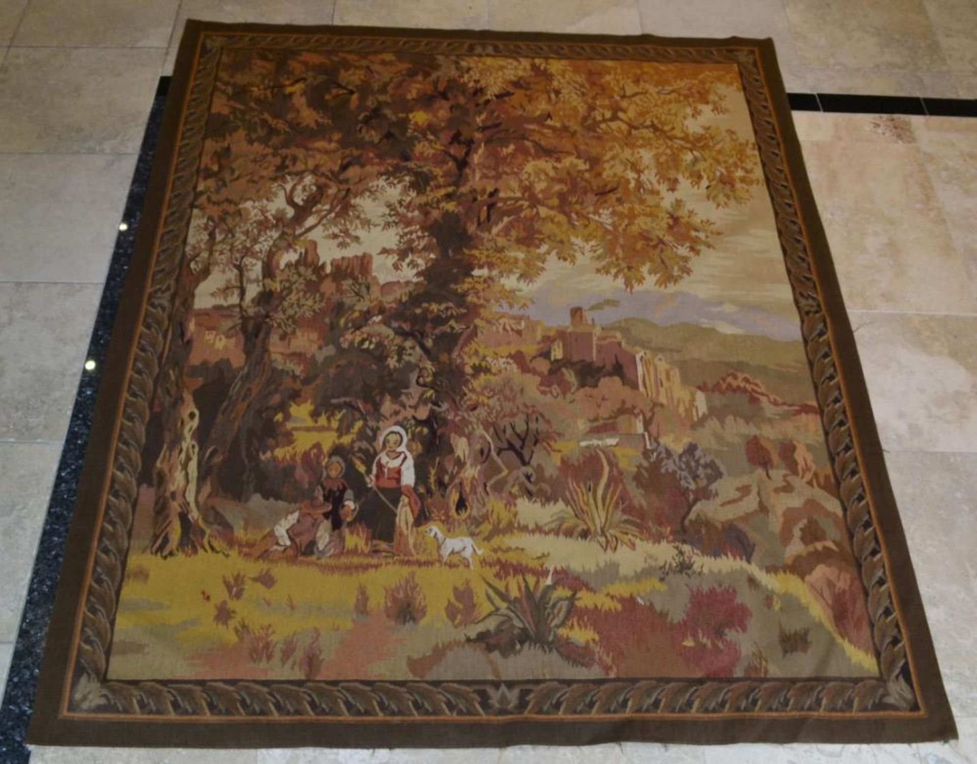 1 x Fine Handmade Chinese Tapestry - Dimensions: 214x171cm - Unused - NO VAT ON THE HAMMER - Ref: DS - Image 9 of 20
