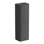 1 x Purity Pebble Grey Tall Wall Cabinet - Ref: DY148/SKY1001GR - CL190 - Unused Stock - Location: B