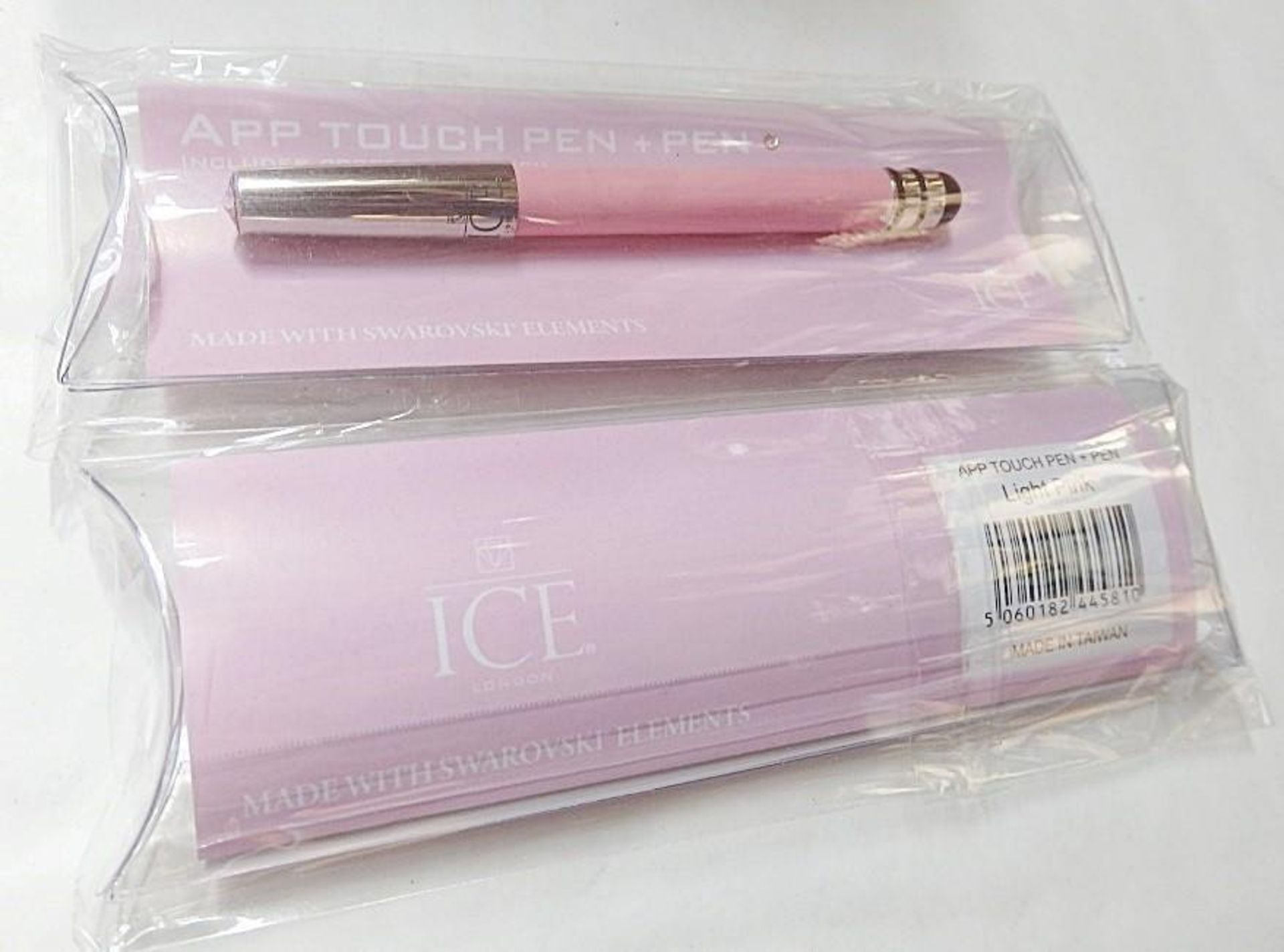 10 x ICE LONDON App Pen Duo - Touch Stylus And Ink Pen Combined - Colour: LIGHT PINK - MADE WITH - Image 2 of 5