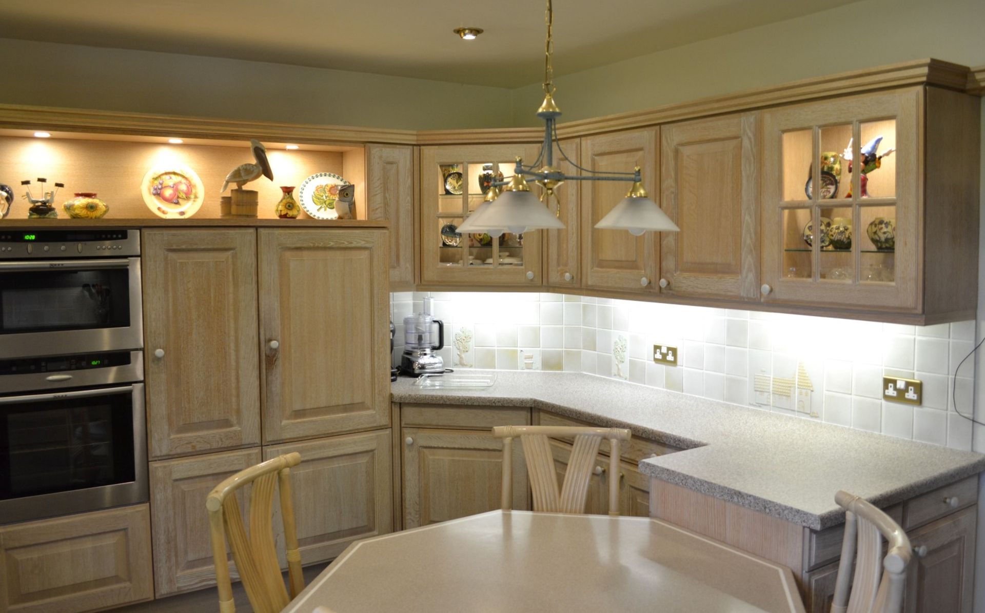 1 x SieMatic Bespoke Solid Wood Limed Oak Fitted Kitchen With Miele, Neff And Gaggenau Appliances - Image 68 of 95