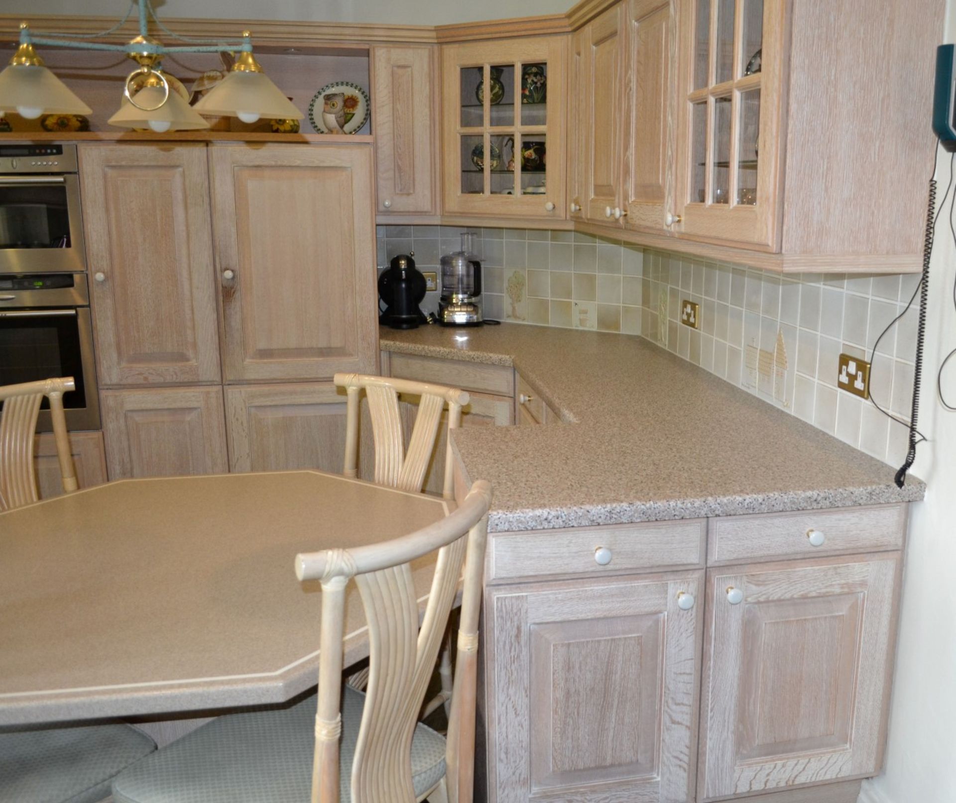 1 x SieMatic Bespoke Solid Wood Limed Oak Fitted Kitchen With Miele, Neff And Gaggenau Appliances - Image 8 of 95