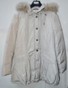 1 x Steilmann KSTN By Kirsten Womens Winter Coat With Belted Back - Features Detachable Hood /