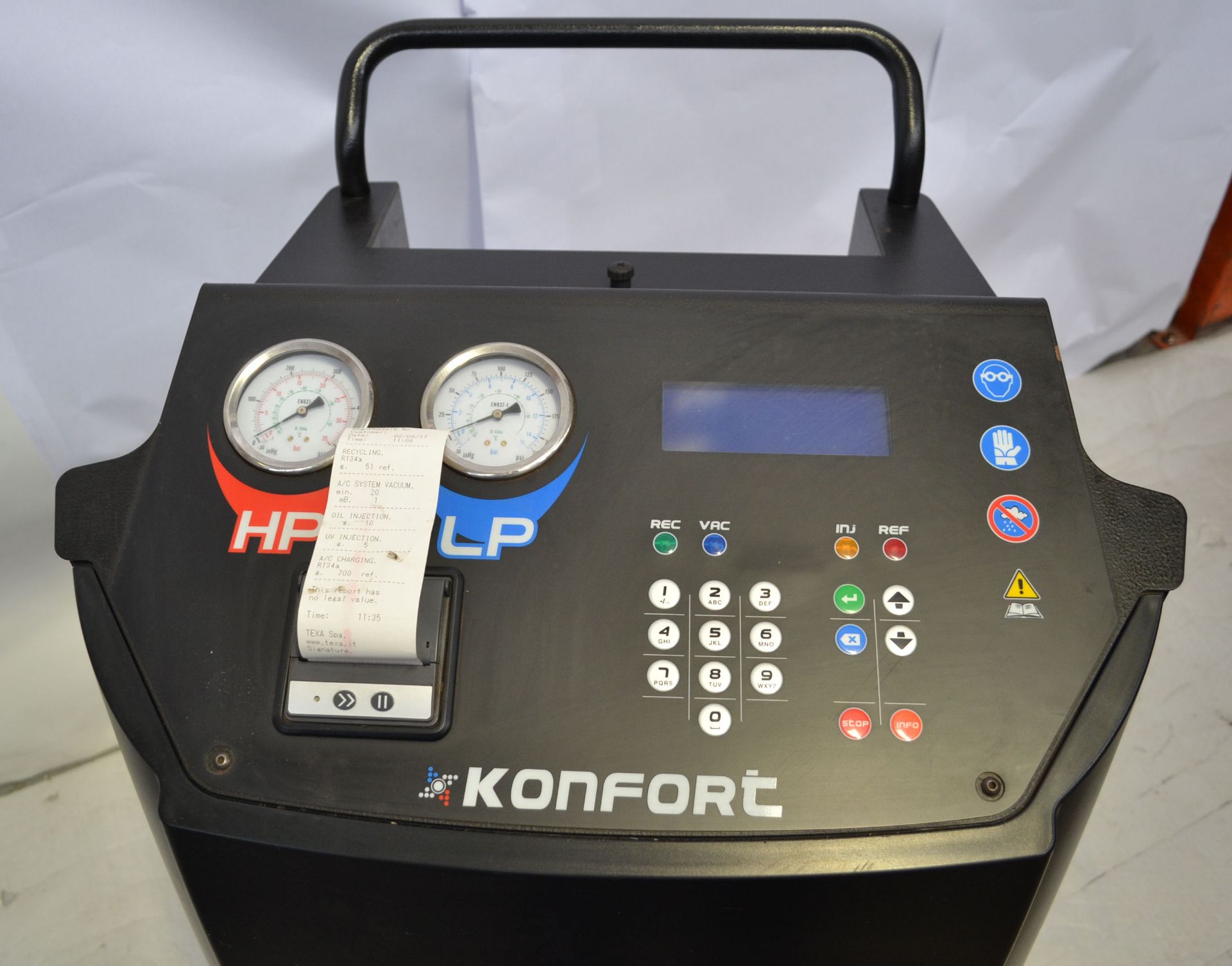 1 x Texa Konfort 710R Air Con AC Servicing Machine for R134a - Excellent Condition - Year of - Image 9 of 24
