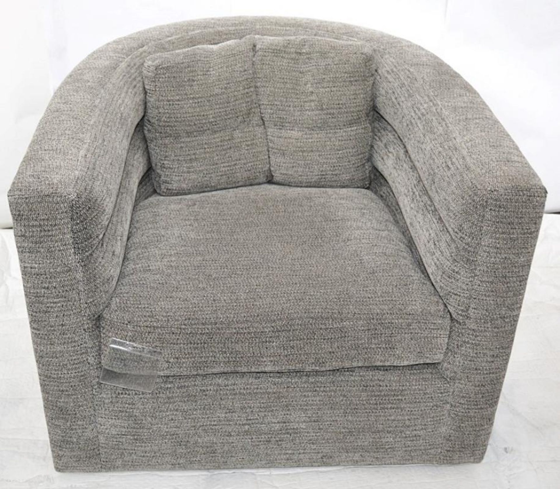 1 x KELLY WEARSTLER Melrose Club Chair In Grey - Dimensions: W36" x D38" x H28" - Ref: 5223289 - CL0 - Image 15 of 24