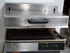 1 x Stainless Steel Commercial Salamander Grill With Adjustable Grill Height - Dimensions: W65 x H48