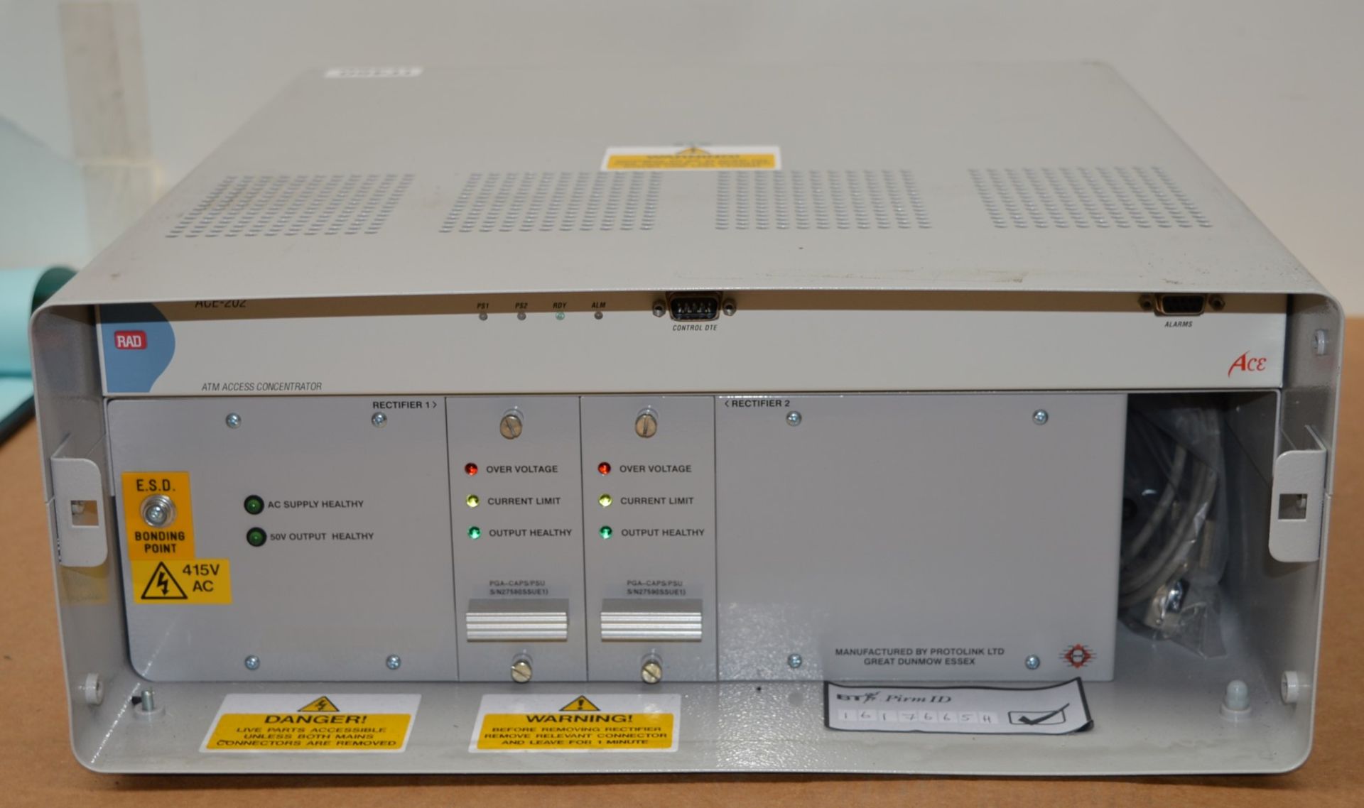 1 x Rad ACE-202 ATM Access Concentrator With Enclosure and Power Unit - CL400 - Ref IT460 - - Image 8 of 9