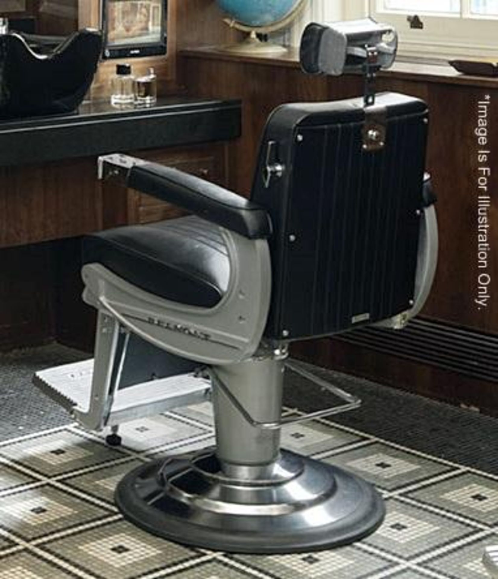 1 x Takara BELMONT "Apollo 2" Barbers Chair - Recently Taken From A Premier West-End Male Grooming S - Image 16 of 19