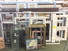 1 x Assorted Collection of UPVC Window Door Frames, Panels and Sealed Glass Units - Trolley Not