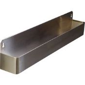 1 x Wall Mounted Stainless Steel Bar Bottle Shelf - Width 56cms - CL180 - Ref IC101 - Location: