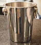 5 x Stainless Steel Ice Buckets With Stands - CL180 - Ref IC107 - Location: London EC3V