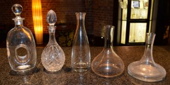 6 x Various Wine Decanters - Includes Used and Unused Examples - All Come in Very Good Condition -