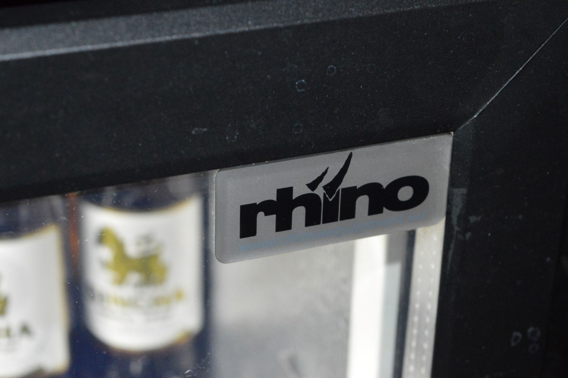 1 x Rhino Two Door Back Bar Bottle Cooler - Model Monaco 900H - CL180 - Dimensions H90 x W90 x - Image 2 of 4