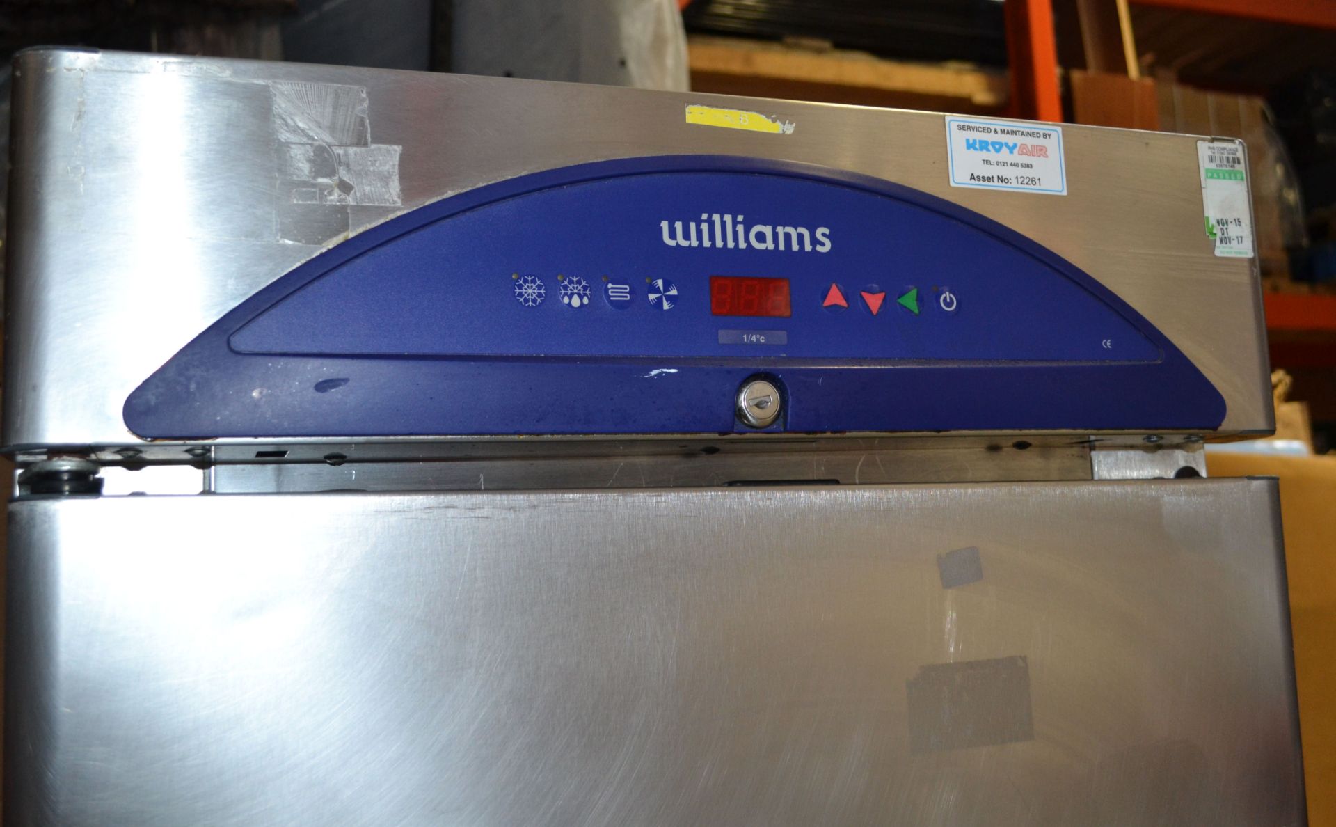 1 x Williams HZ12 Stainless Steel Zircon Chiller / Fridge - Approx: 60(w) x 72(d) x 191(h) cm - - Image 5 of 8