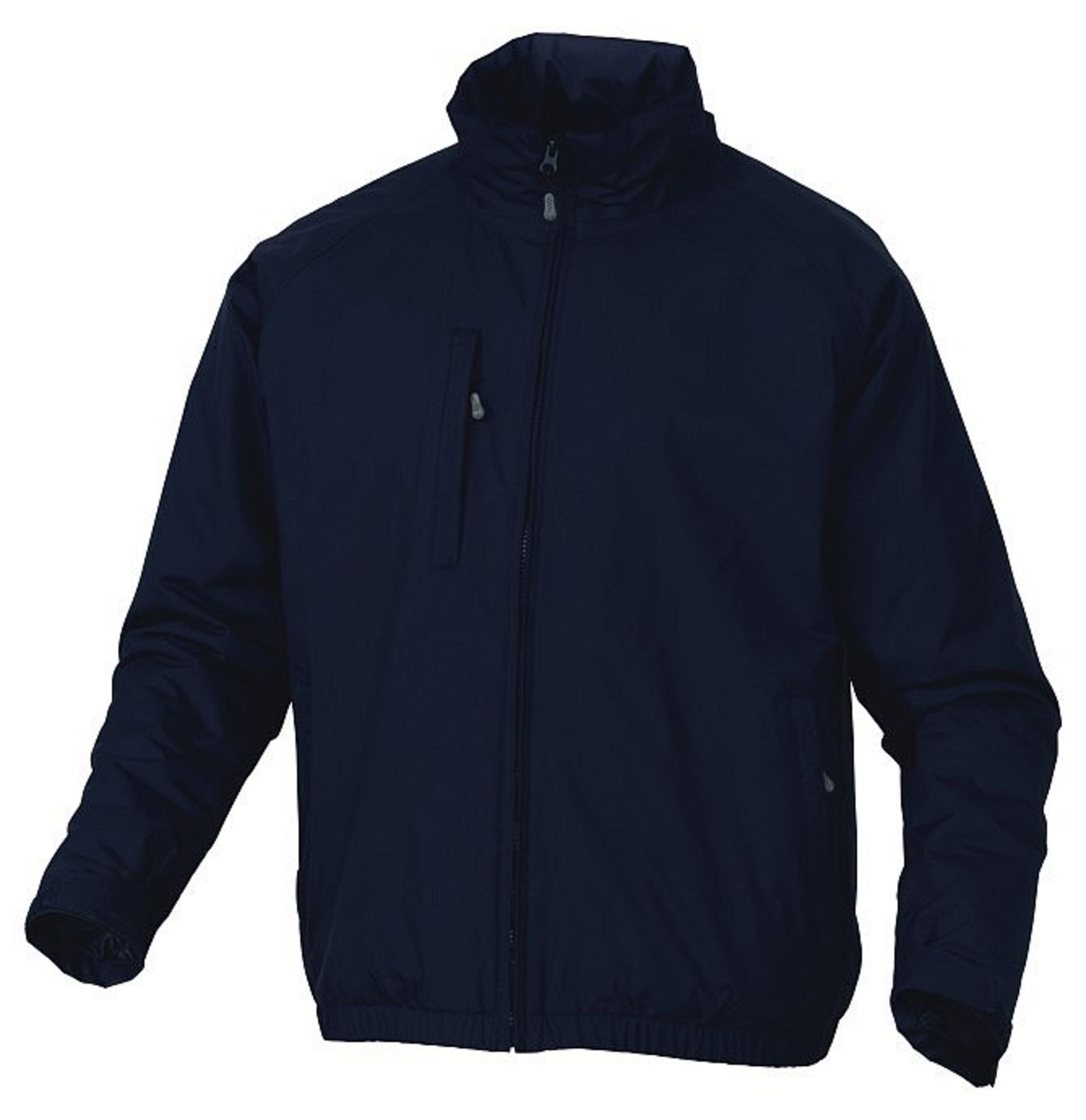 1 x DeltaPlus / Panoply "BARI" Water Resistant Rain Jacket - Colour: NAVY - Size: Extra Large -