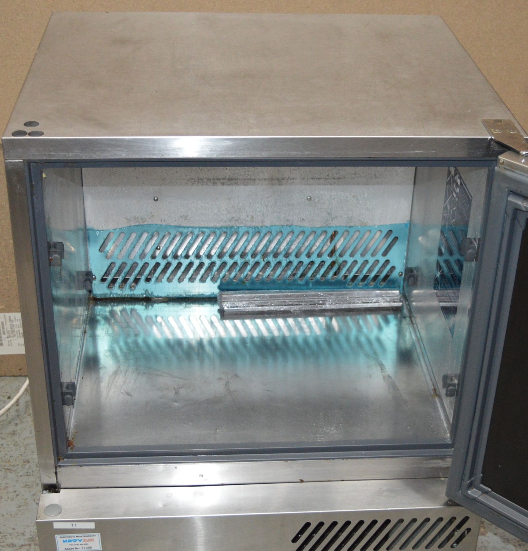 1 x Williams Single Door Under Counter Refridgerator - Model H5UC - Stainless Steel Finish - - Image 6 of 9