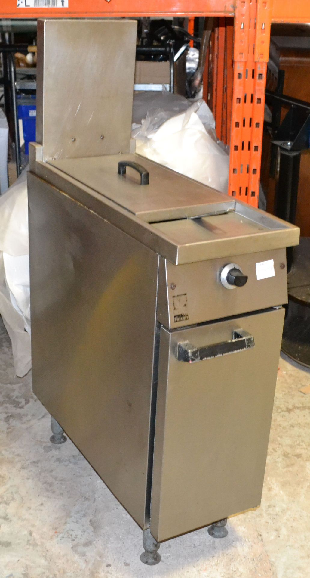 1 x Falcon Single Tank Freestanding Gas Fryer - 77x30x122cm - Ref: HA105 - CL261 - Location: - Image 3 of 10