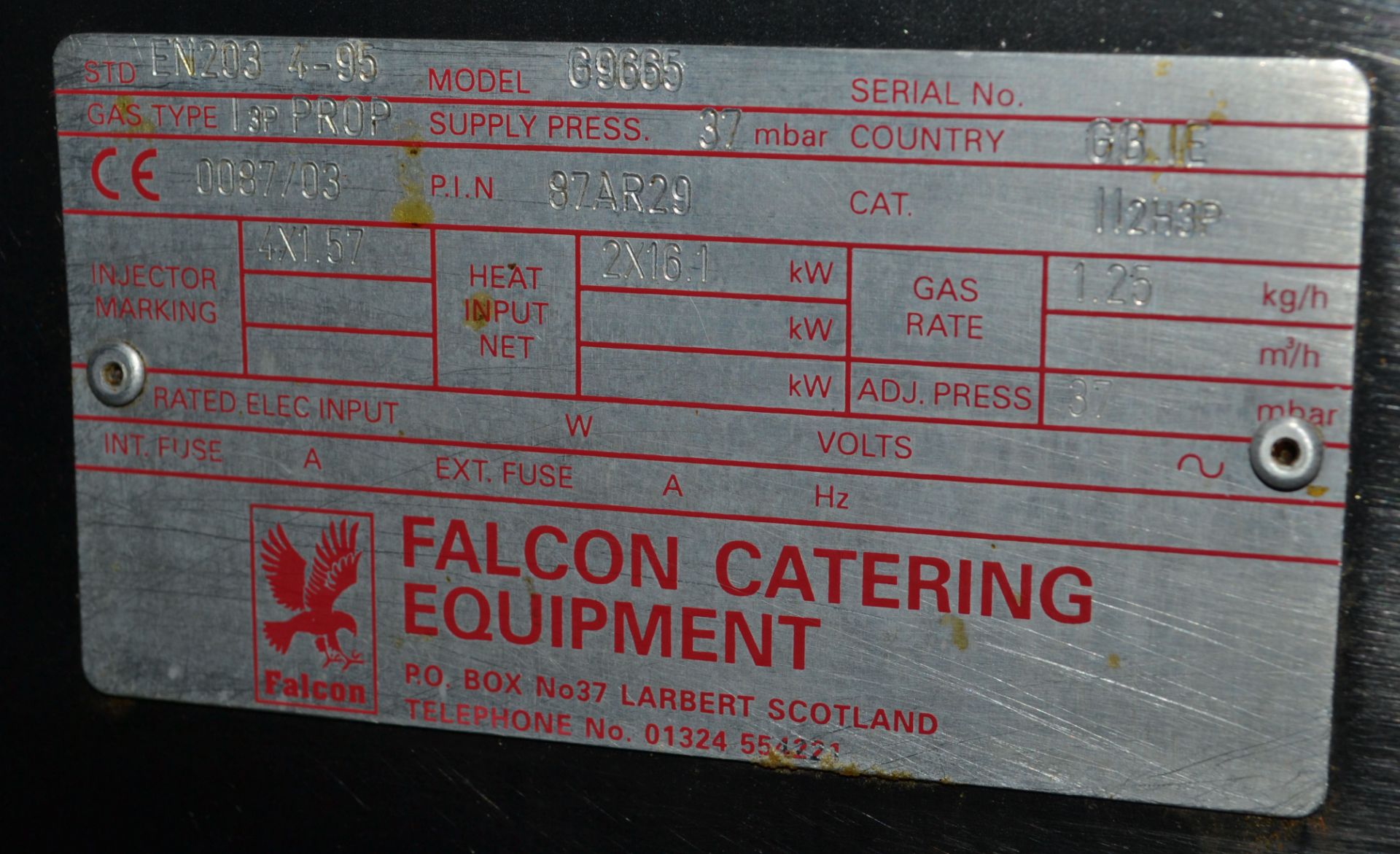 1 x Falcon Dominator G9665 Twin Basket Gas Fryer - 80x60x112cm - Ref: HA107 - CL261 - Location: - Image 11 of 12