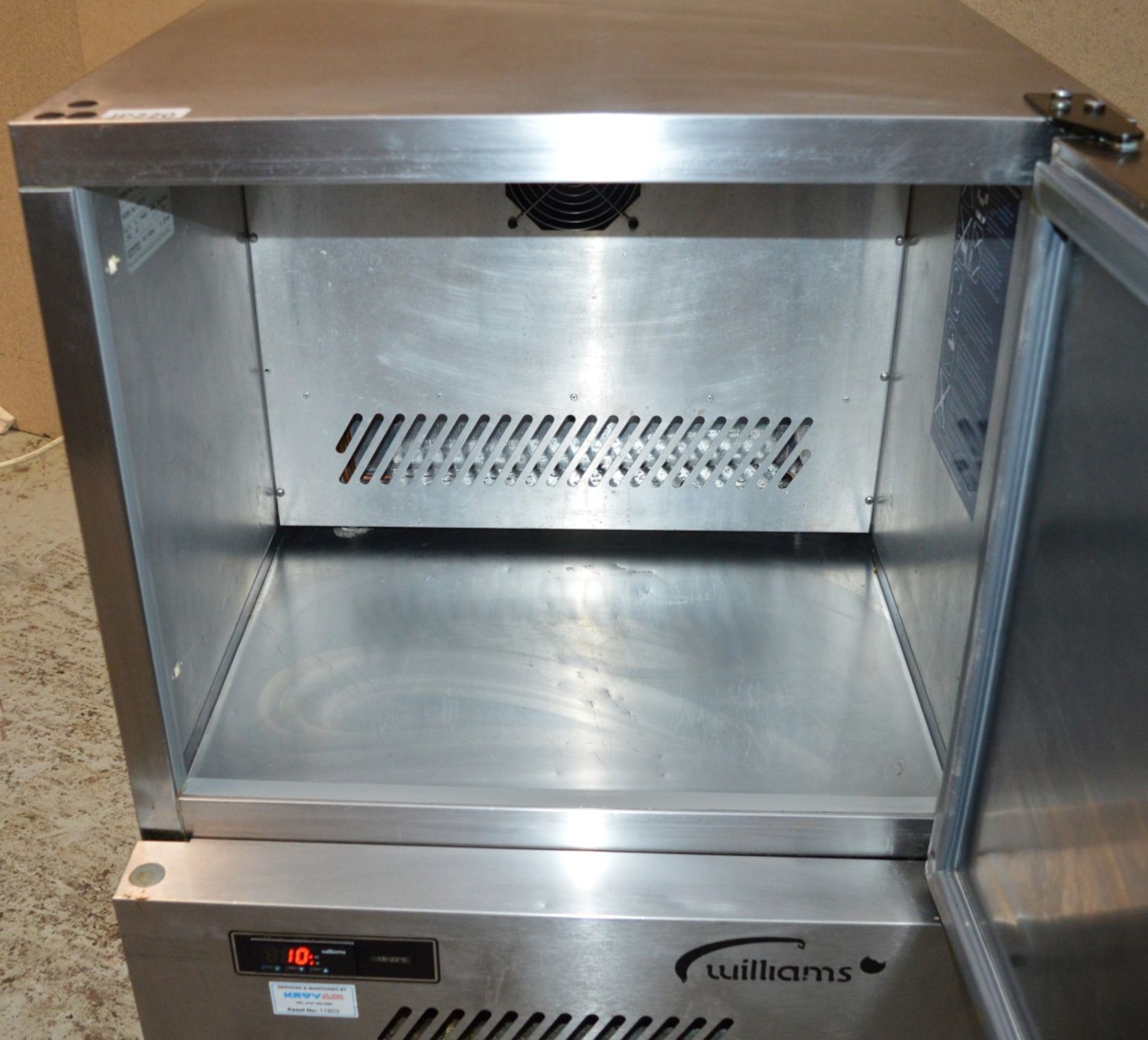 1 x Williams Single Door Under Counter Freezer - Model L5UC - Stainless Steel Finish - Suitable - Image 7 of 8