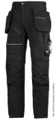 1 x Pair Of SNICKERS Snickers 6202 "Ruffwork" Holster Pocket Work Trousers - Size: 36" W / 32" L -