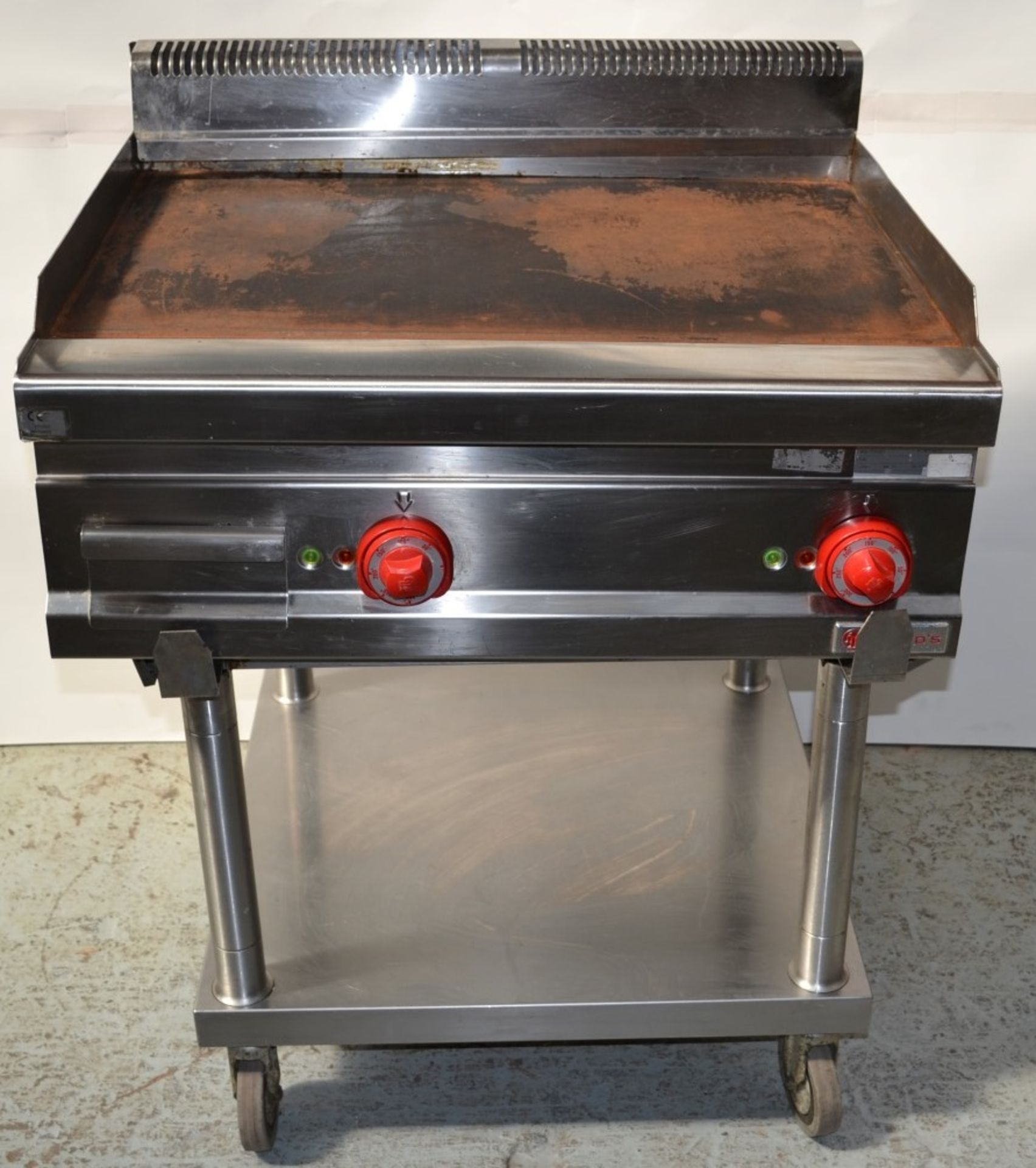1 x Bertos Stainless Steel Electric Flat Surface Griddle (Model: E7FL8B-2) - Also Includes A Stand - - Image 5 of 6