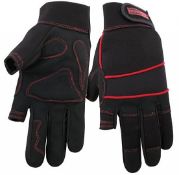 13 x Pairs Of BLACKROCK Thumb / Fingerless Machine Work Gloves (5400400) - Size L/XL - New/Unused