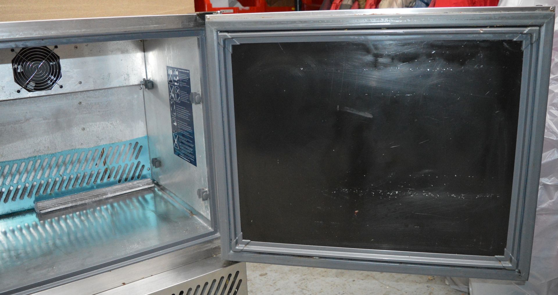 1 x Williams Single Door Under Counter Refridgerator - Model H5UC - Stainless Steel Finish - - Image 7 of 9