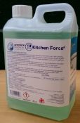 4 x Premiere Kitchen Force 2 Litre Concentrated Surface Sanitiser - Suitable For Foaming