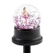 10 x ICE London Christmas "Ballerina" Glitter Globe Pens - Brand New Sealed Stock - Ideal Stocking