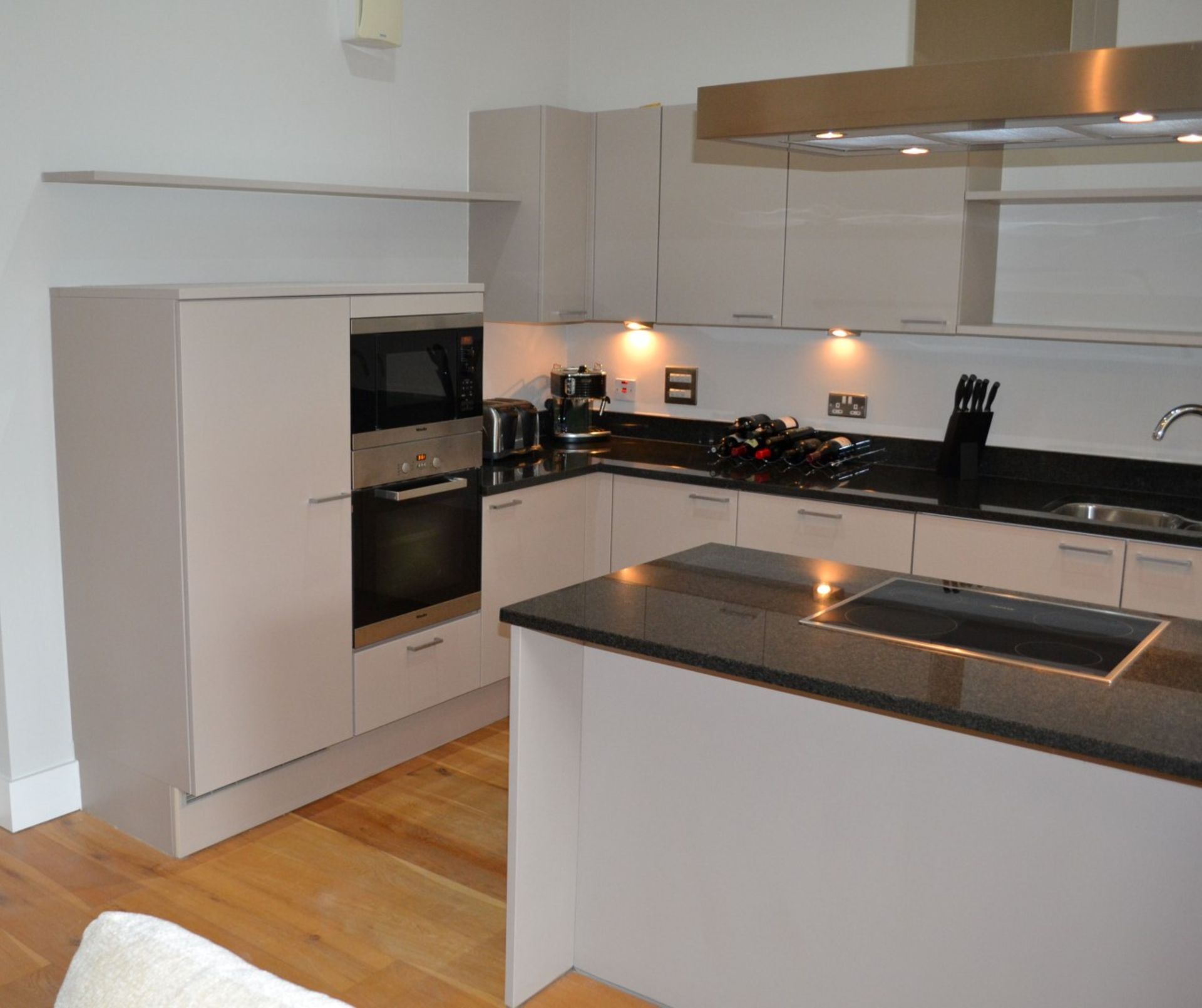 1 x Stunning Poggenpohl Kitchen With Black Granite Worktops and Miele and Siemens Appliances - In - Image 7 of 67