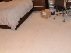 1 x Light Mocha Bedroom Carpet - Dimensions: 13' x 13' - Ref: 217/GUS07 - CL257 - Location: