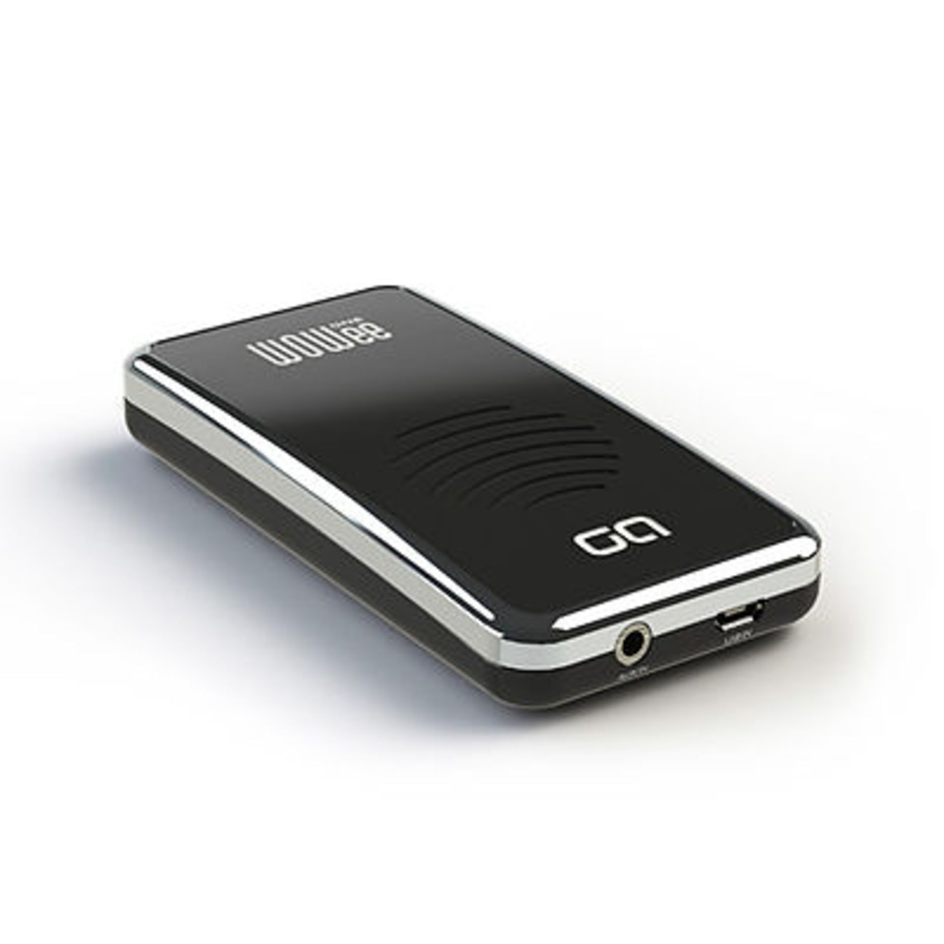 1 x WOWee ONE Slim Portable Compact Gel Base Speaker - Black & Chrome Finish - Upto 10 Hours - Image 2 of 3