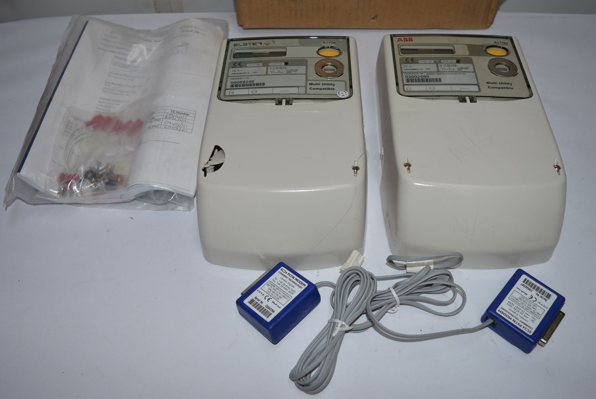 2 x Elstar ABB Programmable Polyphase Smart Meters - Mutli Utility Compatible - Model A1700 - - Image 7 of 9