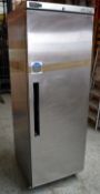 1 x Williams Single Door Upright Refrigerator In Stainless Steel - Model: HA400SS - 400 Litre - 64.5