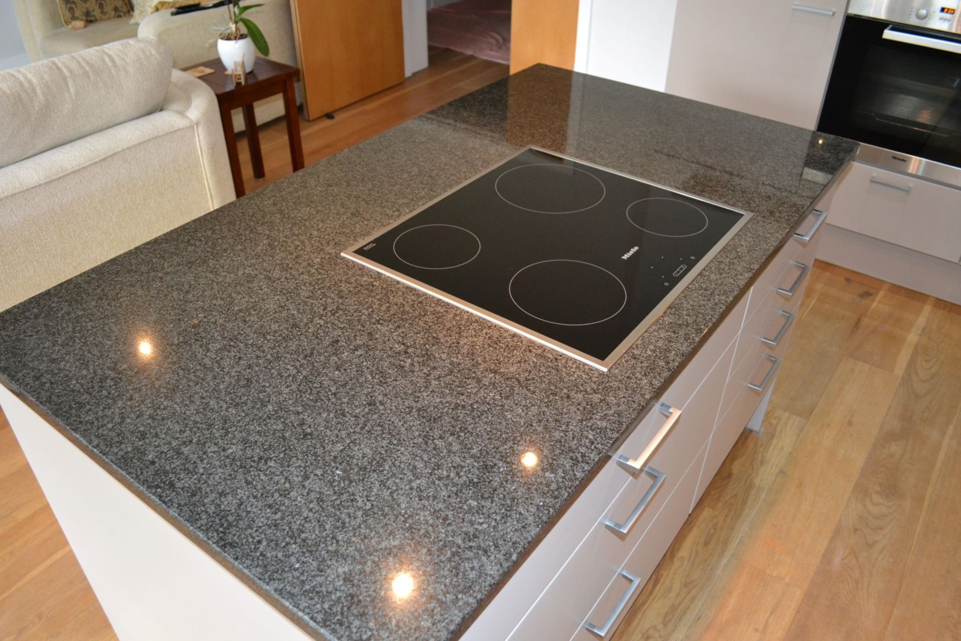 1 x Stunning Poggenpohl Kitchen With Black Granite Worktops and Miele and Siemens Appliances - In - Image 25 of 67