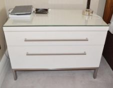 A Pair Of Bedside Drawers - Dimensions: W80 x D45 x 56cm - Ref: 171/MST04 - CL257 - Location: